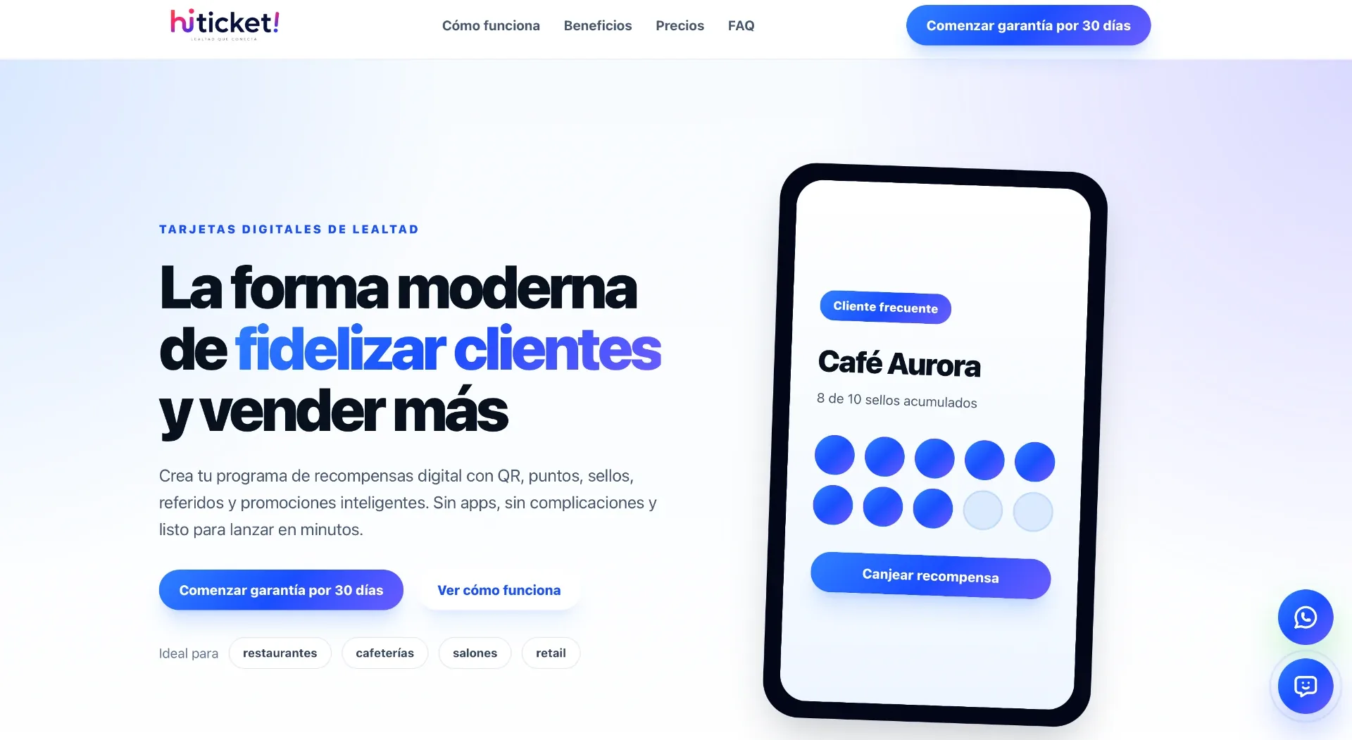 Página web oficial de HiTicket desarrollada por BIOS&TI con Astro.